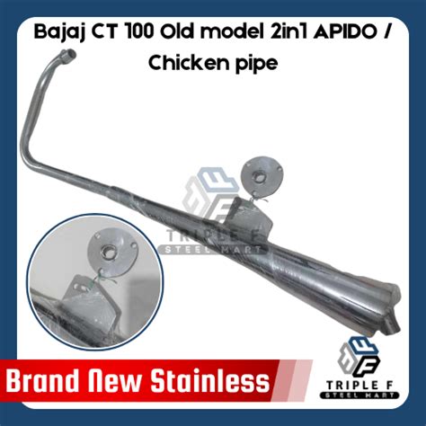 Brand New Bajaj Ct Old Model In Apido Chicken Pipe Triple F