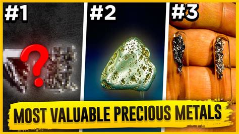 The Most Valuable Precious Metals In The World Youtube