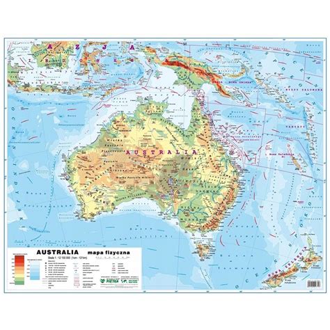 Australia Mapa Podk Adka Na Biurko Dwustronna X Cm Z