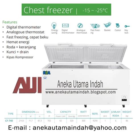 Jual Rsa Cf Chest Freezer Box Pendingin Lemari Pendingin