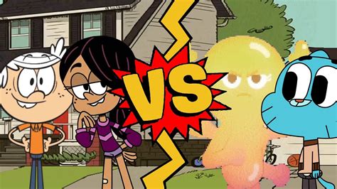 Mugen Battles Lincolnronnie Anne Vs Gumballpenny Loud House Vs Amazing World Of