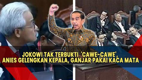 Hakim Sebut Jokowi Tak Terbukti Cawe Cawe Anies Gelengkan Kepala