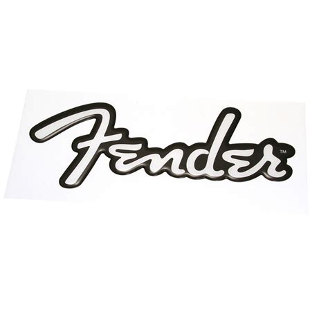 Fender Logo 3d Sticker Gear4music