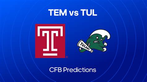 Temple Vs Tulane Picks And Best Bets 9th Nov 2024 College Football Week