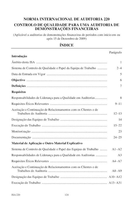 PDF NORMA INTERNACIONAL DE AUDITORIA 220 CONTROLO DE A Norma