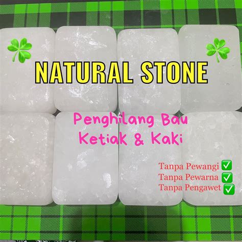 Jual Batu Deodoran Deodorant Stick Roll On Kristal Tawas Stone Crystal