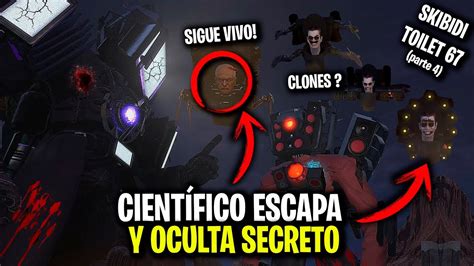 EL CIENTÍFICO ESCAPA y CLONES G TOILET ATACAN SKIBIDI TOILET 67