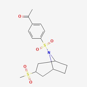 1 4 3 Methanesulfonyl 8 Azabicyclo 3 2 1 Octan 8 Yl Sulfonyl Phenyl