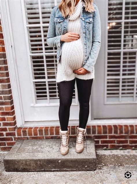 Bump Friendly Maternity Style Winter Maternity Outfits Maternity