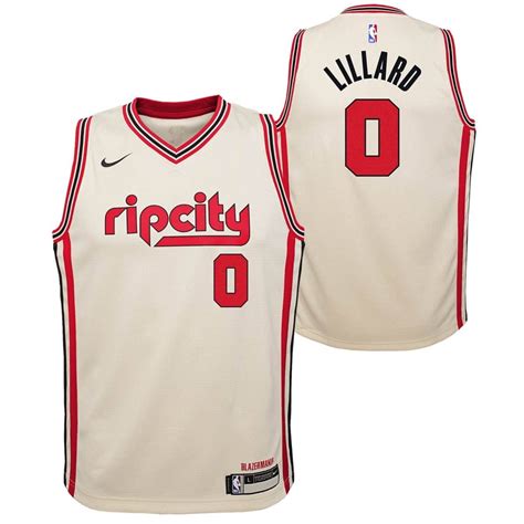 Nike Damian Lillard Portland Trail Blazers Youth Rip City