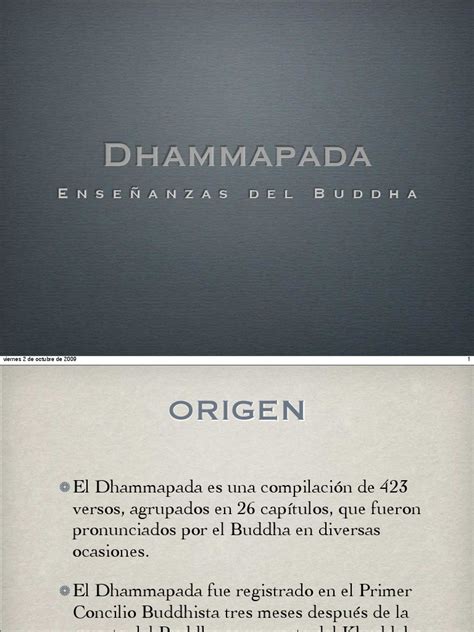 Dhammapada PDF | PDF | Religiones indias | Creencia religiosa y doctrina