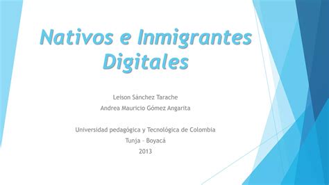 Nativos E Inmigrantes Digitales Ppt