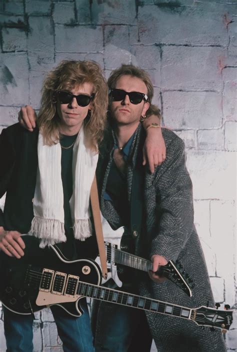 Hysteria When Youre Near — Steve Clark And Phil Collen © Ross Halfin Def Leppard Band Def