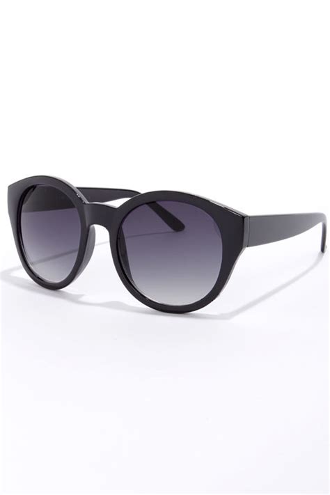 Cute Black Sunglasses 1400 Lulus