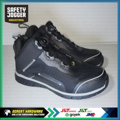 Jual Sepatu Safety Jogger LIGERO2 BLACK S1P MID TLS S1 P ESD SRC Toecap