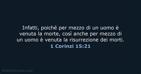 11 Luglio 2020 Versetto Della Bibbia Del Giorno NR06 1 Corinzi 15