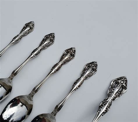 Oneida Heirloom Michelangelo Stainless Spoon Set Of 6 Spoons Etsy