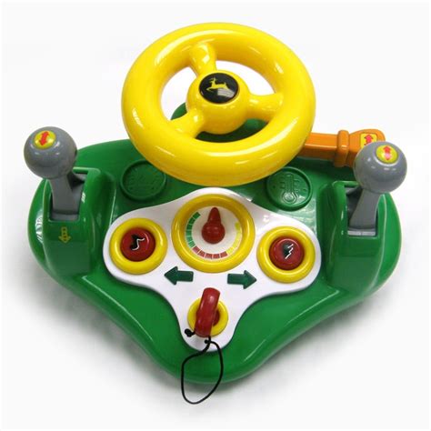 John Deere Kids Electronic Steering Wheel Toy - Educational Toys Planet