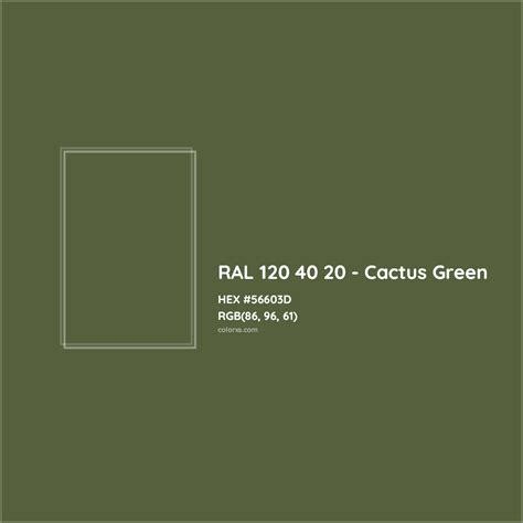 About Ral Cactus Green Color Color Codes Similar Colors