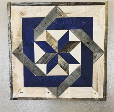 Reclaimed Wood Barn Quilt Square | Etsy