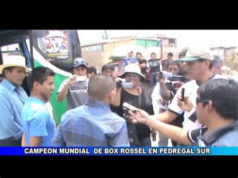 CAMPEON MUNDIAL DE BOX CHIQUITO ROSSEL EN MAJES EL PEDREGAL CAÑON DEL