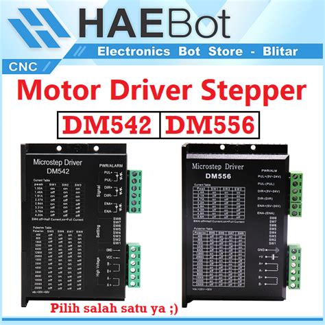 Jual HAEBOT Motor Driver Stepper DM542 DM556 Hanpose Nema 23 34 57