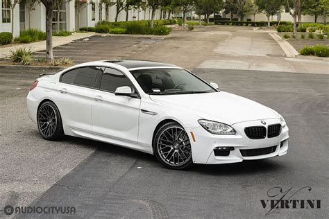 BMW 640I RFS2 4 Brushed Dual Gunmetal Vertini Wheels