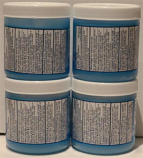 Lot Of 4 Personal Care Ice Cold Analgesic Gel Pain Reliever 7 Oz Exp