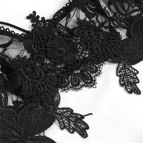 Black Lace Bjarka Lingerie Set By Eva Lady The Dark Store