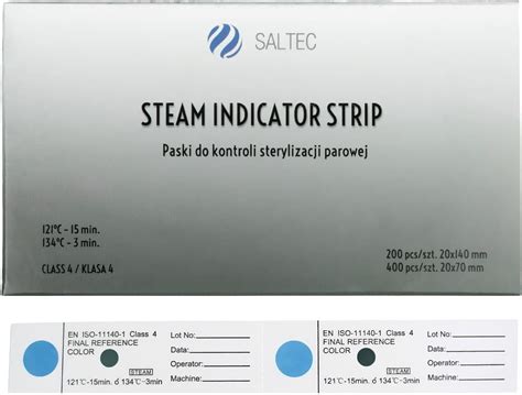 Drobne Akcesoria Medyczne Saltec Paski Do Kontroli Sterylizacji