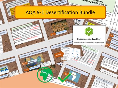 AQA GCSE 9 1 Hot Deserts Desertification Bundle Teaching Resources Geography Lessons Gcse