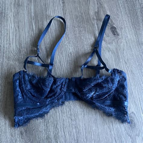 Oh La La Cheri Blue Lace Strappy Bra Sml Women S Gem