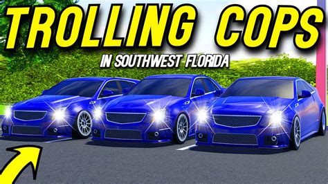 Roblox Roleplay Trolling Cops With 1000hp Cadillac Cts V Youtube