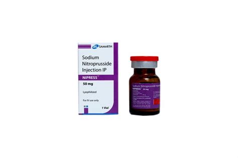 Sodium Nitroprusside For Injection 50 Mg At Rs 101piece Goregaon