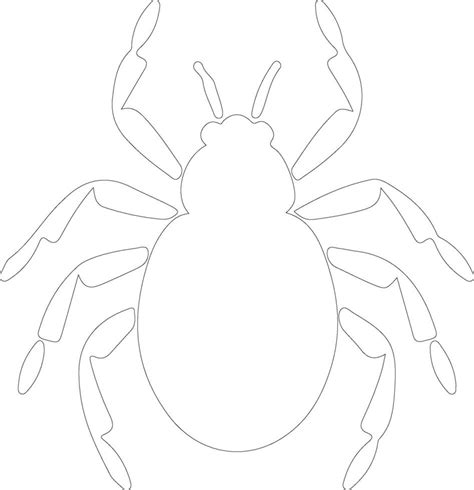 Tick Outline Silhouette 38497008 Vector Art At Vecteezy