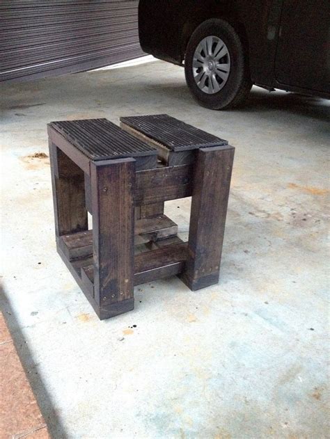 Homemade Wood Dirt Bike Stand