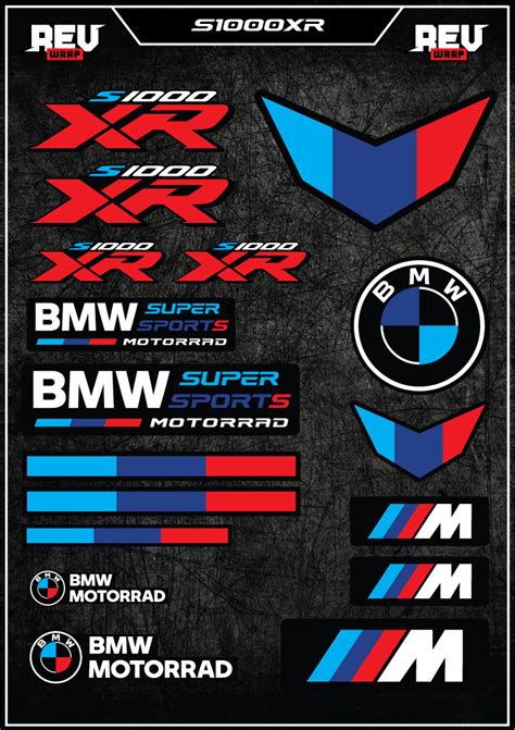 BMW S1000XR STICKER KIT Revwrap Be Unique With The Best