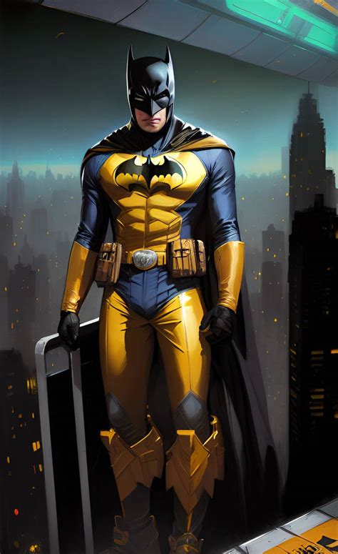 Batman Yellow Suit by HawkWinds on DeviantArt