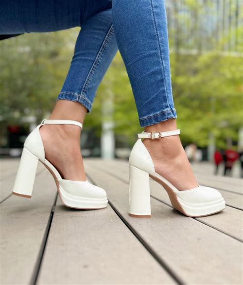 Tacon Plataforma Nude Pinta La Moda