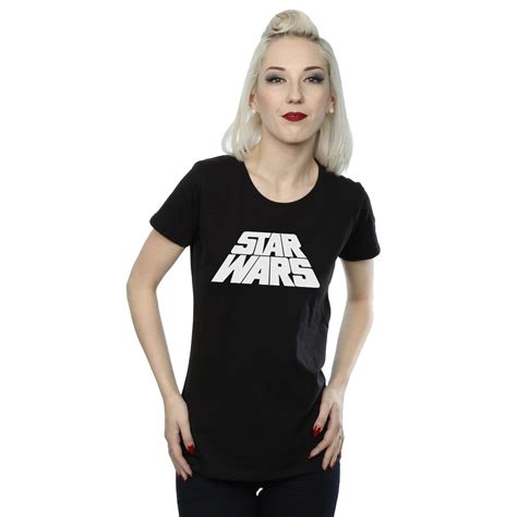 Star Wars Womens Retro Logo Cotton T Shirt