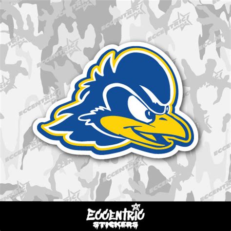 Delaware Fightin' Blue Hens Vinyl Sticker - Eccentric Stickers