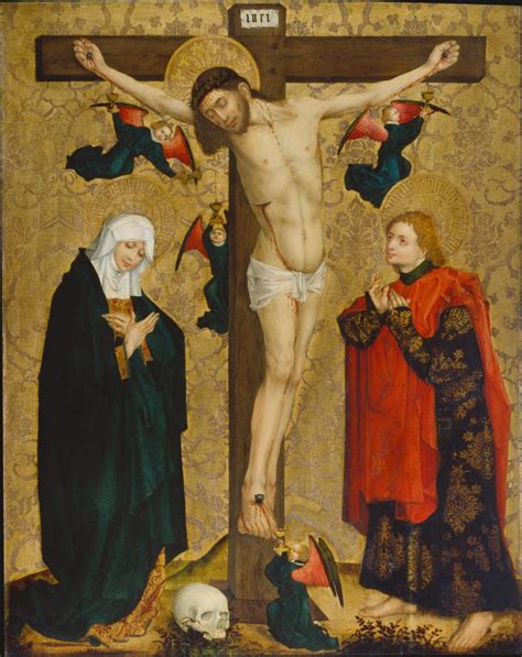 The Crucifixion With Mary And Saint John The Evangelist Digital