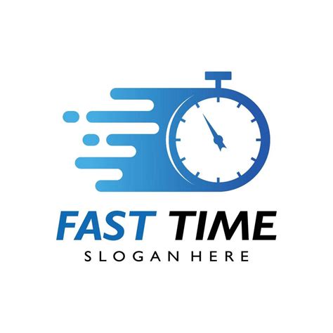 fast time logo 6031485 Vector Art at Vecteezy