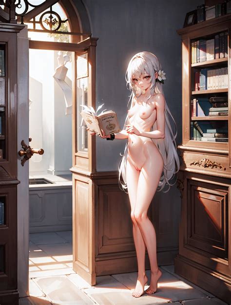 Angle In Library AI Porn
