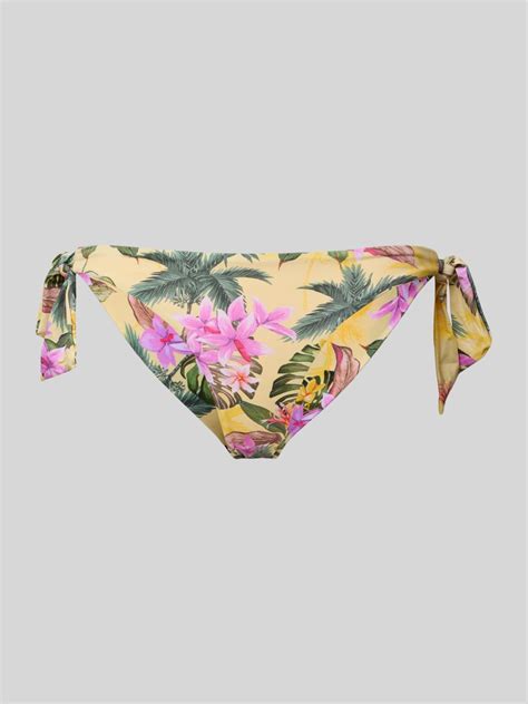 Kup online Banana Moon Figi bikini z bocznym wiązaniem model Rina jasnożółty