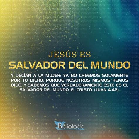 Significado de Salvador del mundo Jesús es