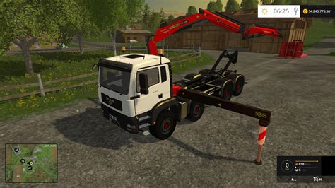 Mods Farming Simulator 2015 MAN TGA HKL PALFINGER CRANE