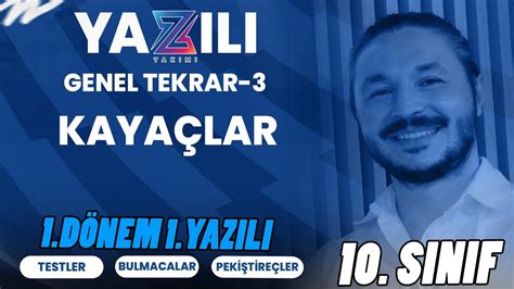 KAYAÇLAR 10 SINIF COĞRAFYA YAZILI GENEL TEKRAR KAMP 3 1 Dönem 1