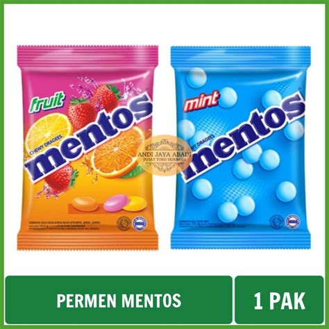 Jual Permen Mentos Mint Dan Mentos Fruits Pak Shopee Indonesia