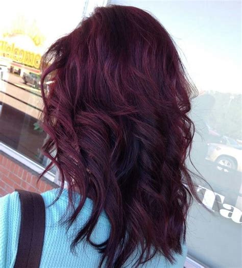 Cherry Coke Hair With Violet Ombre